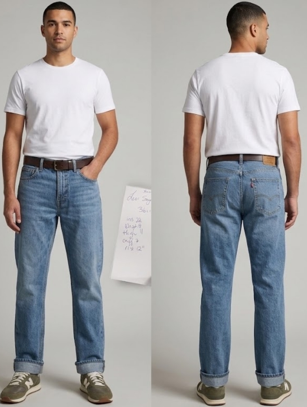 Signature by Levi Strauss & Co. Gold Label Regular Fit Jeans - 36x32